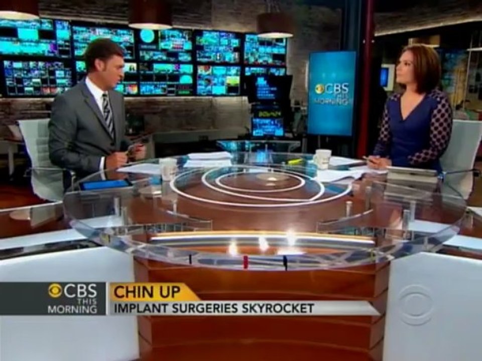 Dr Jason Diamond Reviews Chin Implants on CBS This Morning