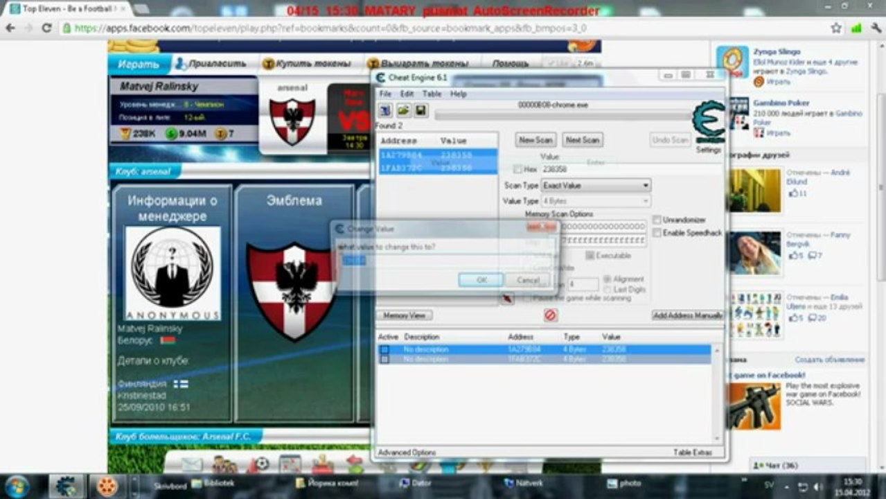 Top Eleven Super Hack Tool 2013