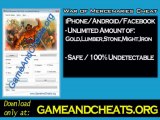 War of Mercenaries Cheat tools PC, Iphone, Ipad, Ipod, & Android | Get Free