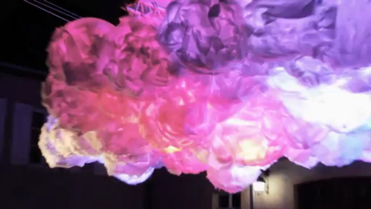 "Paracloud" by Paradigme @ Festival Musiques Volantes # 17 Metz Interactive installation