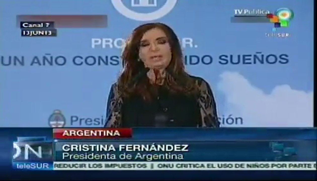 Pdta. Cristina se refirió al choque de trenes en Buenos Aires
