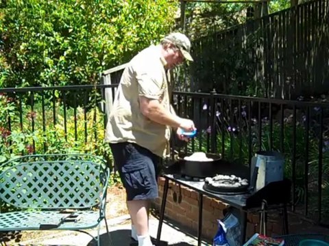 Roasted Chicken Recipe Cooked in a Camp Dutch Oven