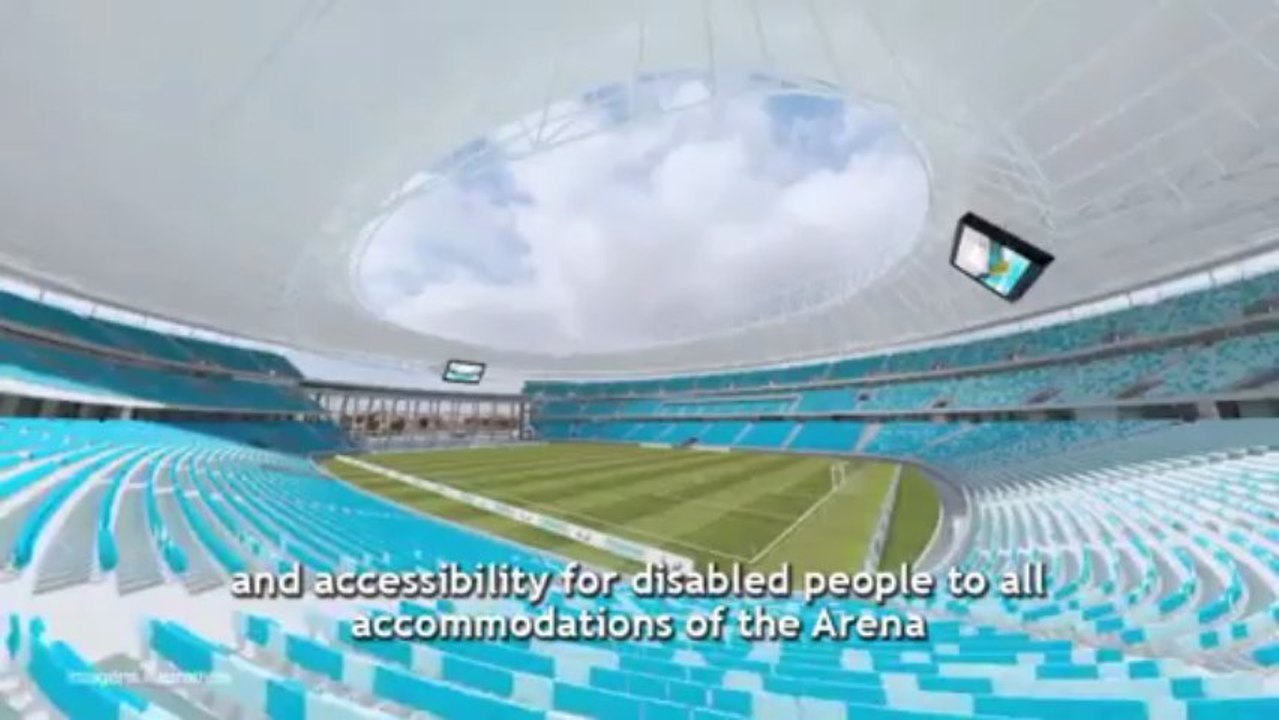 Arena Fonte Nova - Maquete 3D (English subtitles)