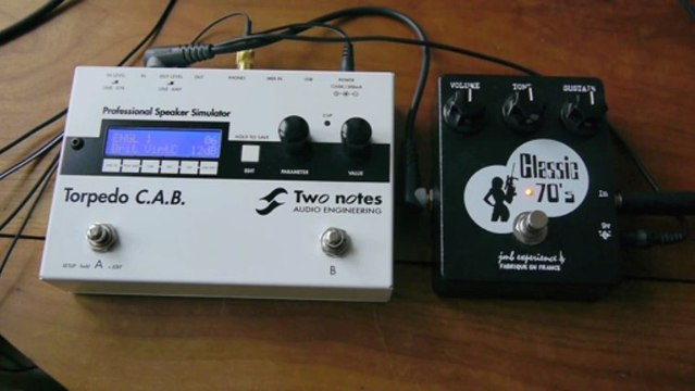 Soundseeing de la pédale Classic 70 de JMB Expérience