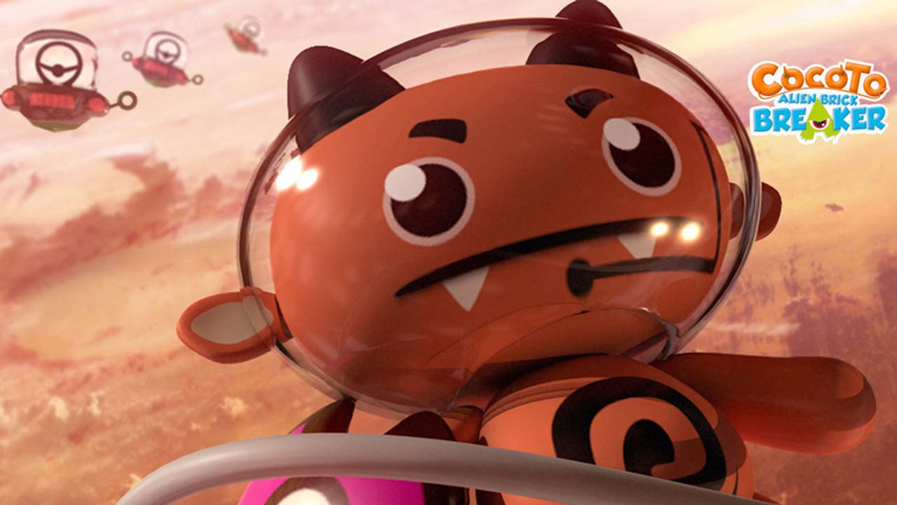 CGR Undertow - COCOTO ALIEN BRICK BREAKER review for Nintendo 3DS