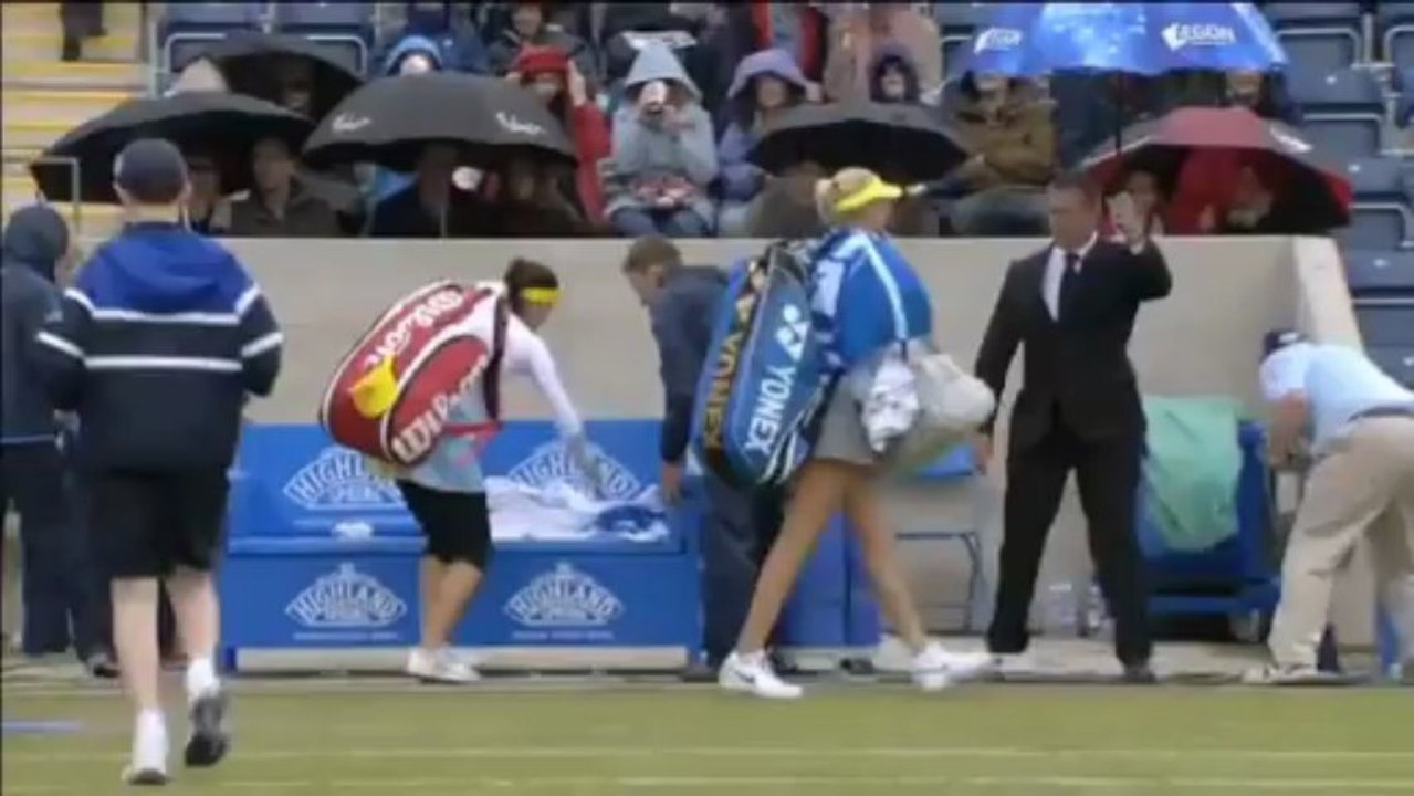Birmingham: Regen-Chaos! Teenagerin Vekic trotzt dem Wetter
