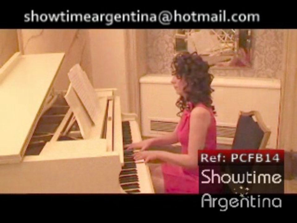 Ref: PCFB14 Female pianist .instrumental jazz pop classical latin . showtimeargentina@hotmail.com---