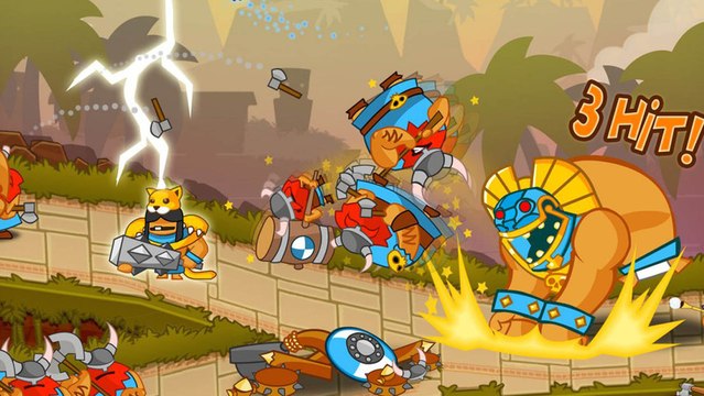 CGR Undertow - SWORDS & SOLDIERS 3D review for Nintendo 3DS