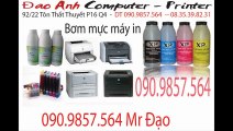 Bơm mực máy in quận 7 quận 4 quận 1 quận 8 (Đạo 090.9857.564)