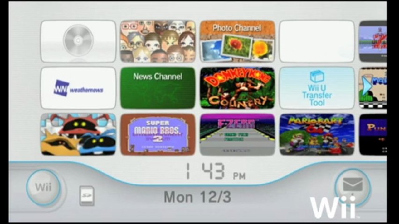 Wii U - Wii to Wii U System Transfer Process