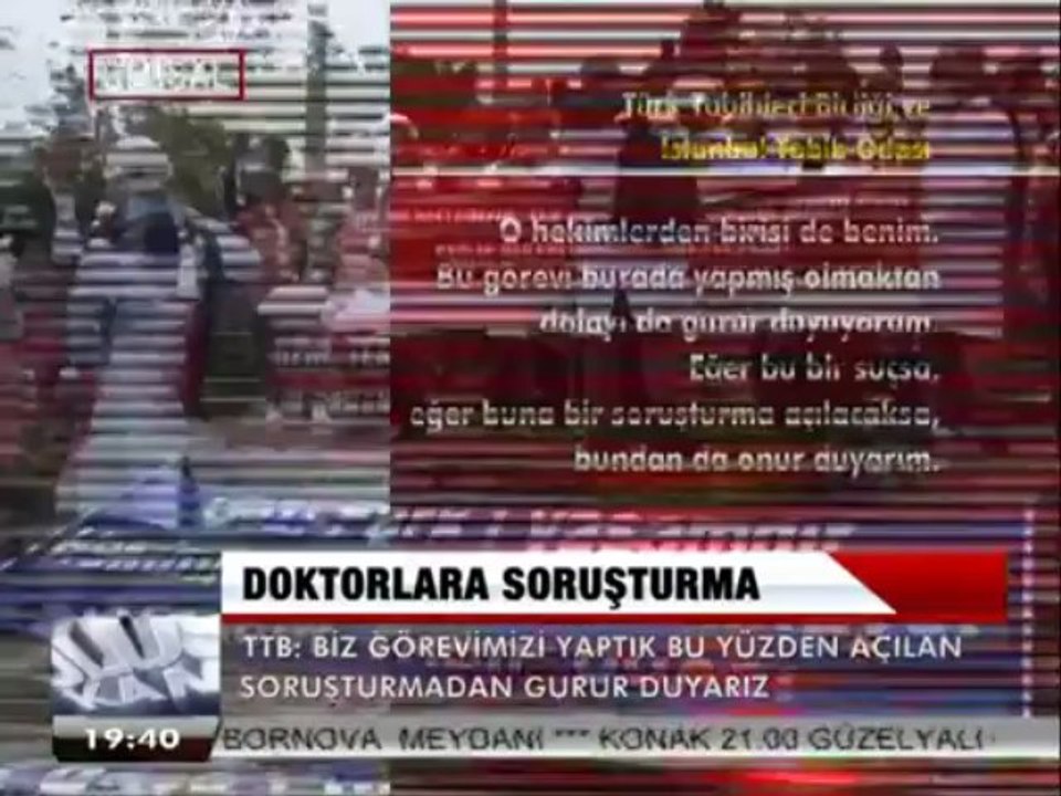 DOKTORLARA SORUŞTURMA