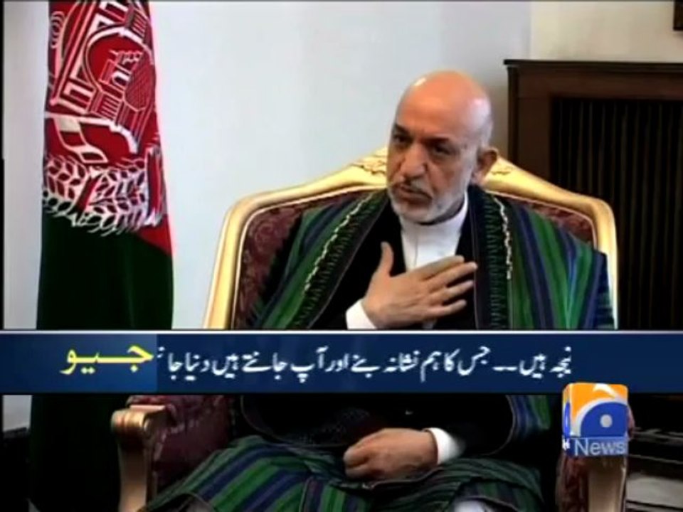 Karzai against drone attacks, supports Nawaz Sharif's stand