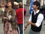 First look of Anushka Sharma and Sushant Singh Rajput in PEEKAY