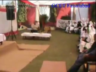 Hafiz M Masood Sialvi,Annual bazm e adab 2013 GCET Faisalabad