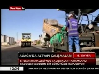TV HABERİ: Aliağa Belediyesi'nden Altyapı Seferberliği