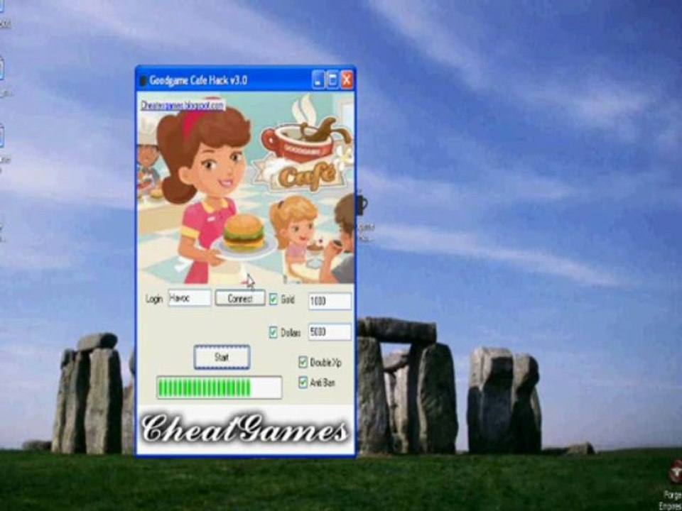Goodgame Cafe Hack v3.0