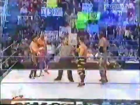 Kurt Angle & Eddie Guerrero vs. Chris Benoit & Test