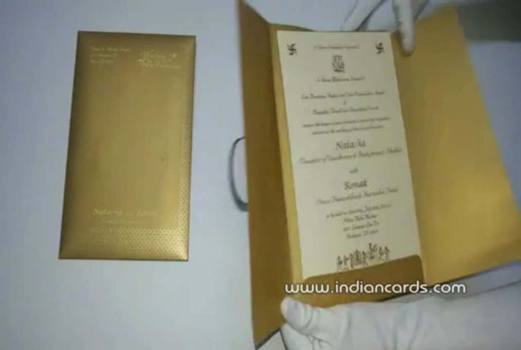 W-4469B, Shimmer Rust, Indian Wedding Invitation Cards, Wedding Cards Online, Hindu Wedding Cards