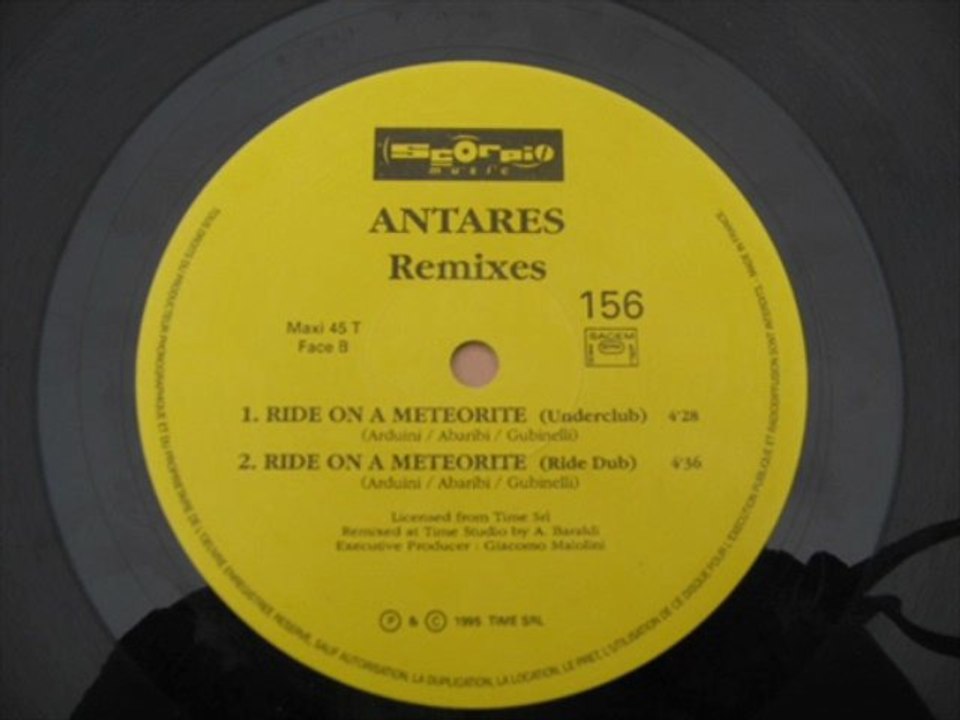 Antares - Ride On A Meteorite (Ride Dub) (Remixes)