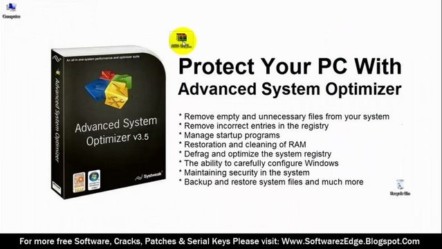 Advanced System Optimizer 3.5 [v3.5.1000.15127] Download & Intall + Patch