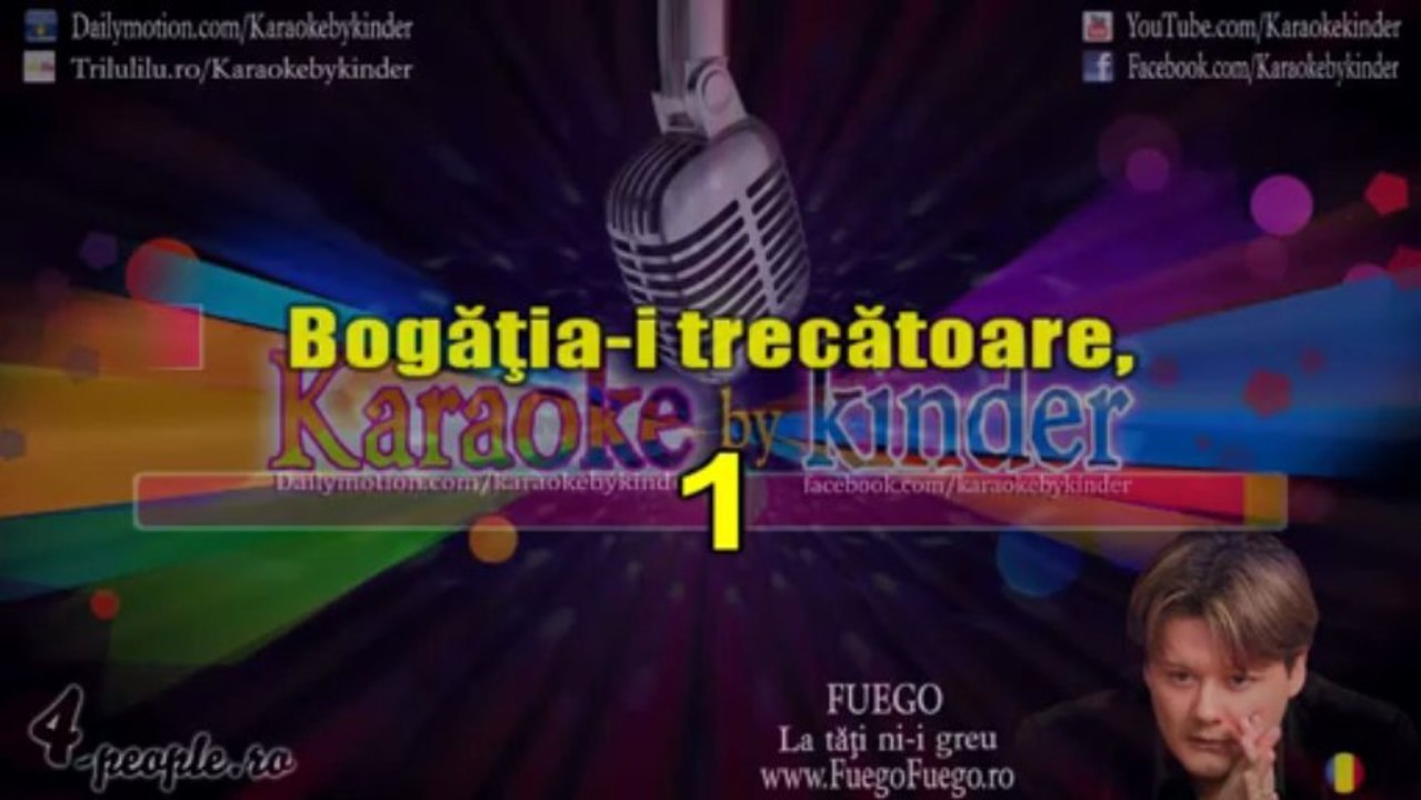 stil Fuego - La tăţi ni-i greu [Karaoke by kinder]