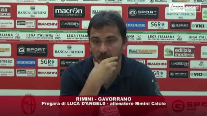 Icaro Sport. Play out: Rimini-Gavorrano, il pregara di D'Angelo