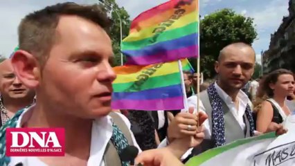 La journée des premiers mariés homosexuels de Strasbourg