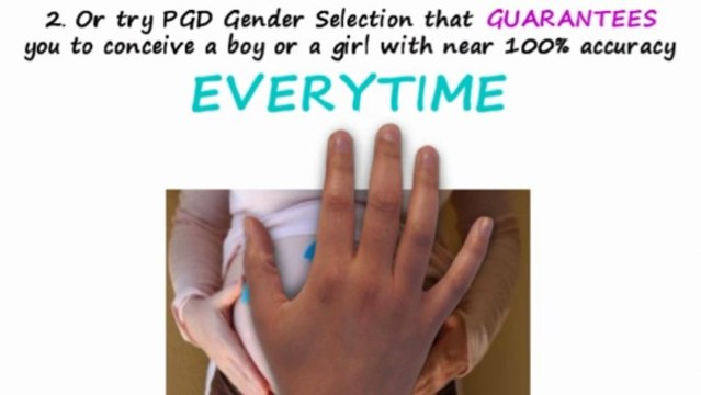 how to conceive a baby boy or baby girl with pgd gender selection