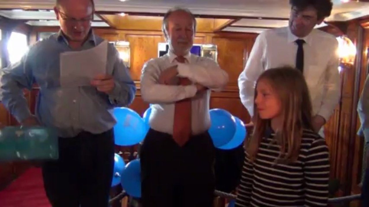 Remise des prix sur le Belem : Nora