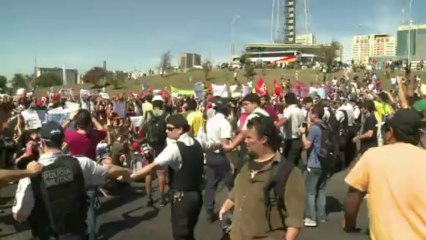 Batalhão de Choque cerca o Mané Garrincha