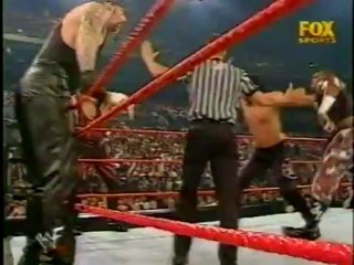 Test & Dudley Boyz vs. Bradshaw & Undertaker & Kane