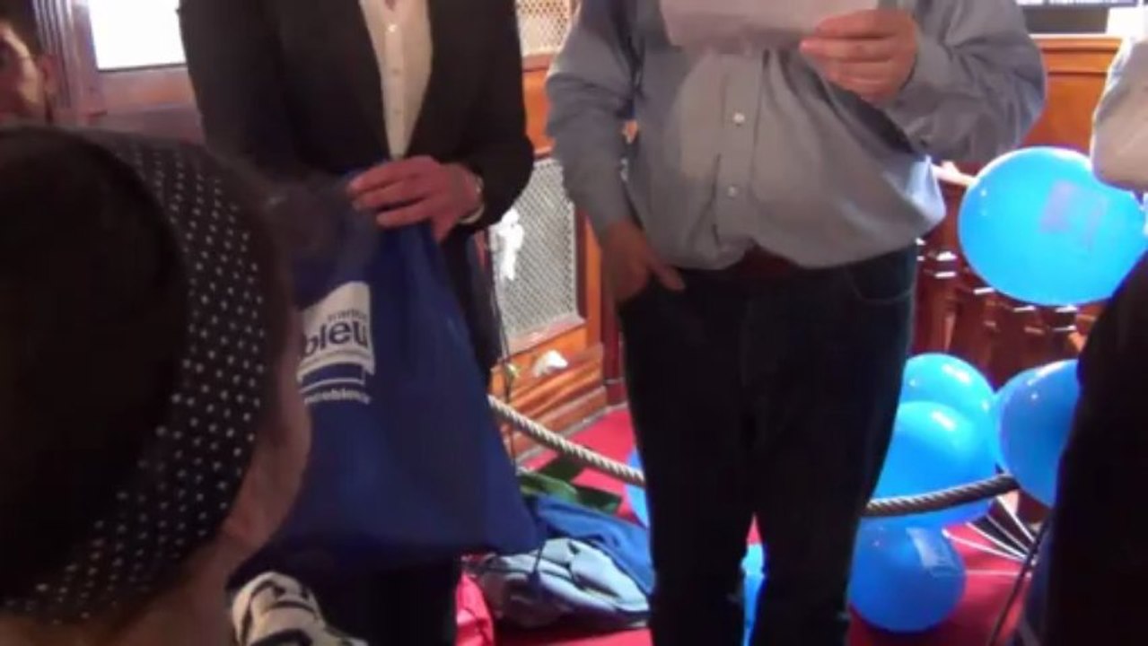 Remise des prix sur le Belem : Lina