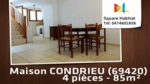 A vendre - Maison/villa - CONDRIEU (69420) - 4 pièces - 85m²