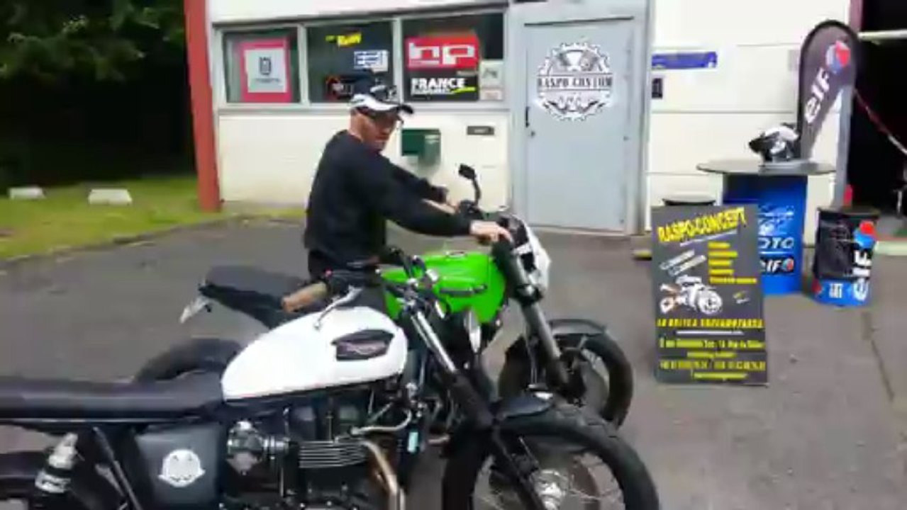 Raspo Custom Garage Street tracker Patrice