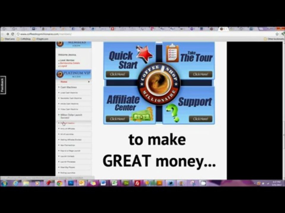 Make Money Online - Coffee Shop Millionaire