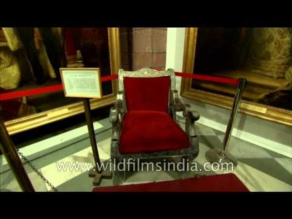 The Queen's throne in India