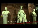 Marble statue of King George V and other British royalty