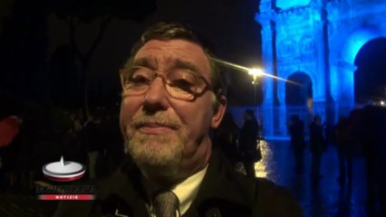 Giornata Mondiale sull'Autismo, l'Arco di Costantino s'illumina di blu