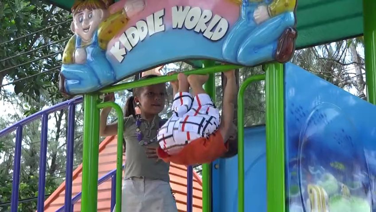 les 2 singes au playground