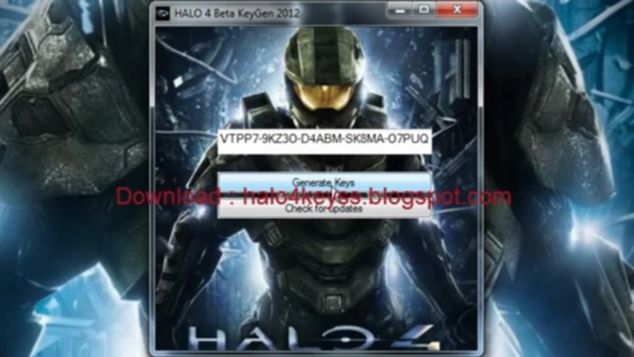 halo key generator [HALO4 Beta KeyGen 2013]