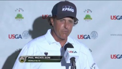 US Open - Mickelson : ''Une bonne journée se prépare''