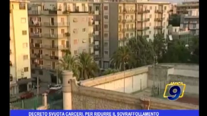 Decreto svuota carceri, per ridurre il sovraffollamento