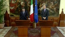 Roma - Palazzo Chigi incontro Letta - Barroso (15.06.13)