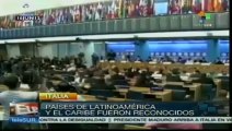Recibe pdte. Nicolás Maduro reconocimiento de FAO por erradicar hambre