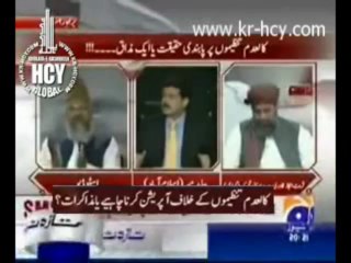 Maulana Ahmad Ludhianvi with Hamid Mir - 2  (Capital Talk 5 July 2010)