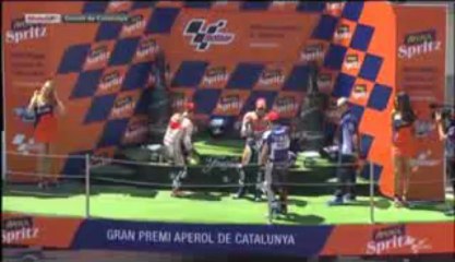 Dani rechaza brindis Márquez Montmeló 2013
