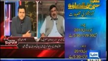On The Front (16th June 2013) Sheikh Rasheed Analysis on PML-N Budget