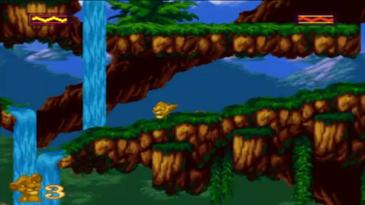Le Roi Lion Snes l'exile de simba
