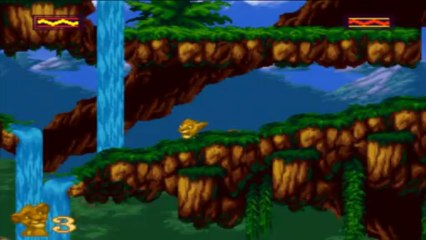 Le Roi Lion Snes l'exile de simba