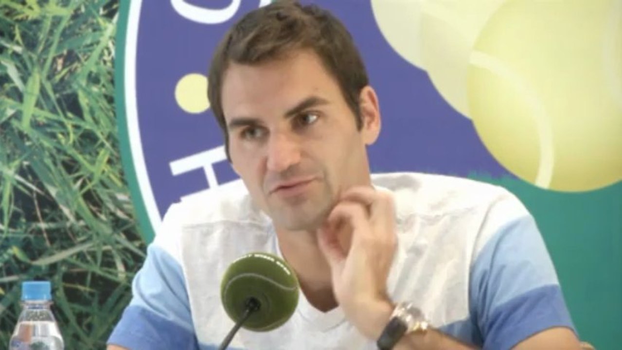 Halle: Federer: 'Youzhny hat mich in Bedrängnis gebracht'